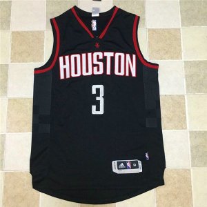 Maillot De Basket Houston Rockets Chris Paul 3 Brode AU Fabric Noir